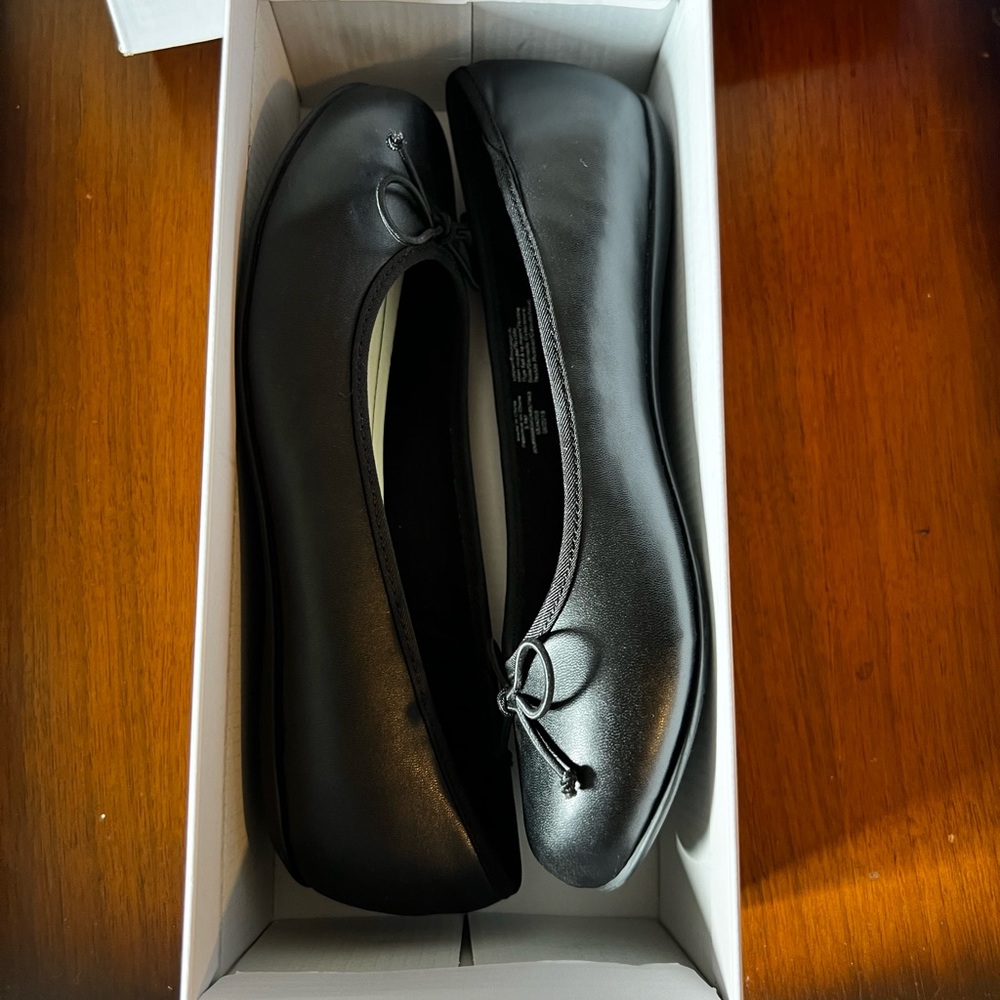 Girls black loafers